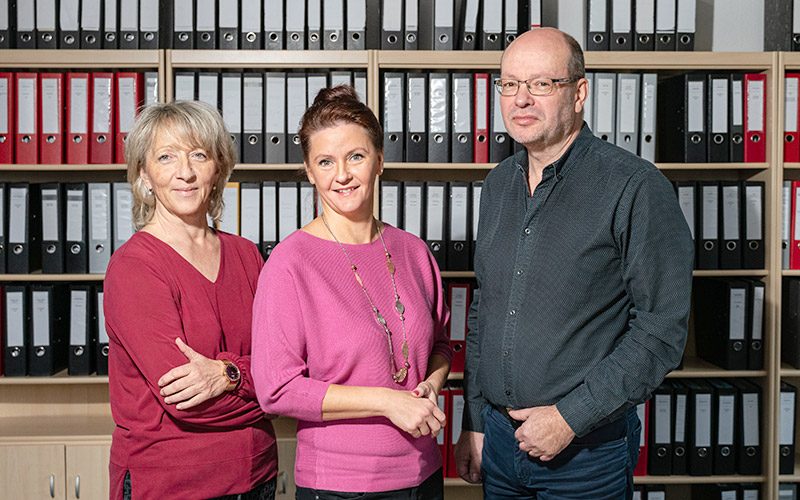 Team von Rolf Wernicke im Buchführungsbüro
